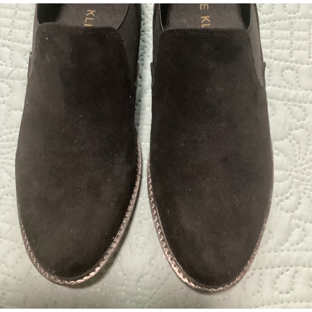 Anne Klein Suede slip-ons.  Rubber soles.  9.5M